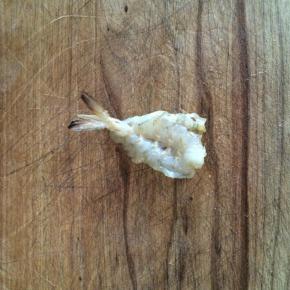 处理好的样子，这个步骤和蝴蝶虾方法一样