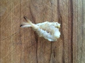 处理好的样子，这个步骤和蝴蝶虾方法一样