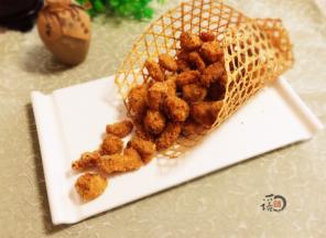 颜色金黄就可以出锅装盘了