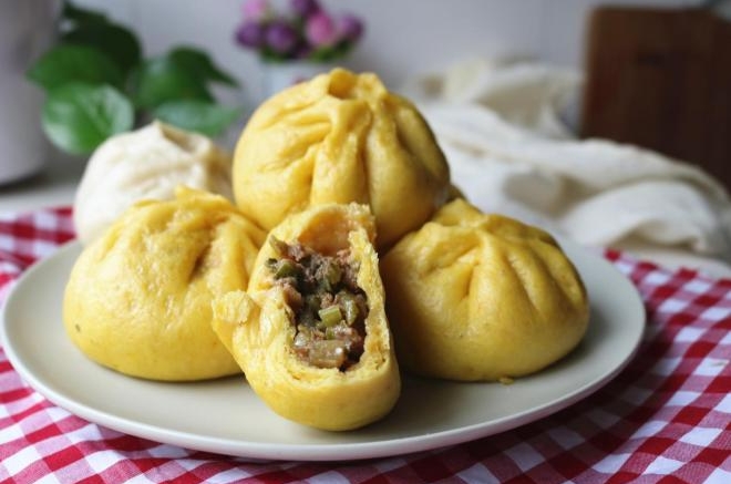 南瓜肉包