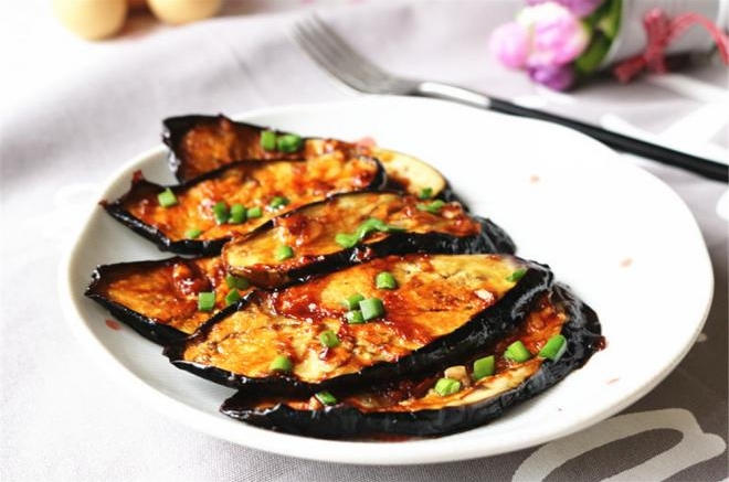 蒜末烤茄子