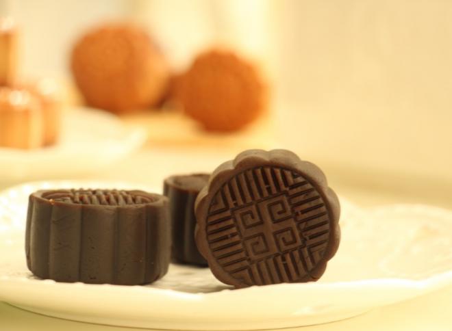 新手也会包的流心巧克力月饼