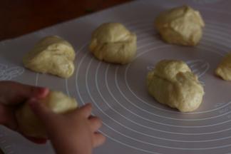 排气完平均分成六等分。