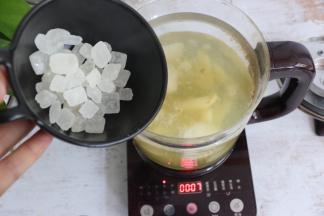 程序结束前放入冰糖。