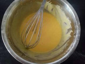 搅拌至细滑没有面粉颗粒状态。