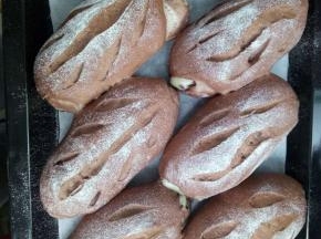 出炉。吃不完，保鲜袋密封冷冻保存。