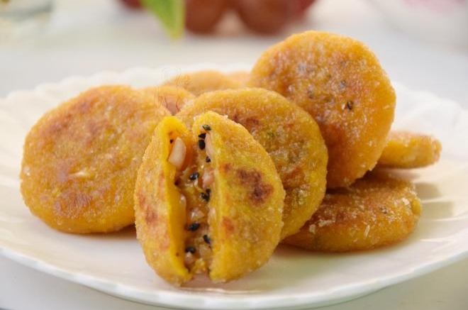 花生南瓜煎饼