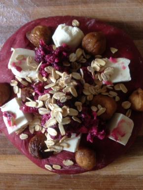 烤好的核桃 麦片 看个人喜欢 