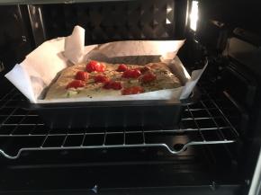 烤箱提前预热190度，烤22分钟，终于观察，上色够了的话要加盖锡纸，上色不够的话就调高温度上色