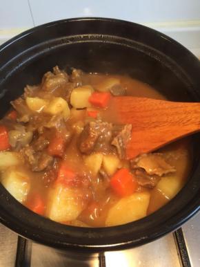 融化后稍微再拌匀一下就可以关火啦