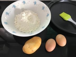 准备好食材。