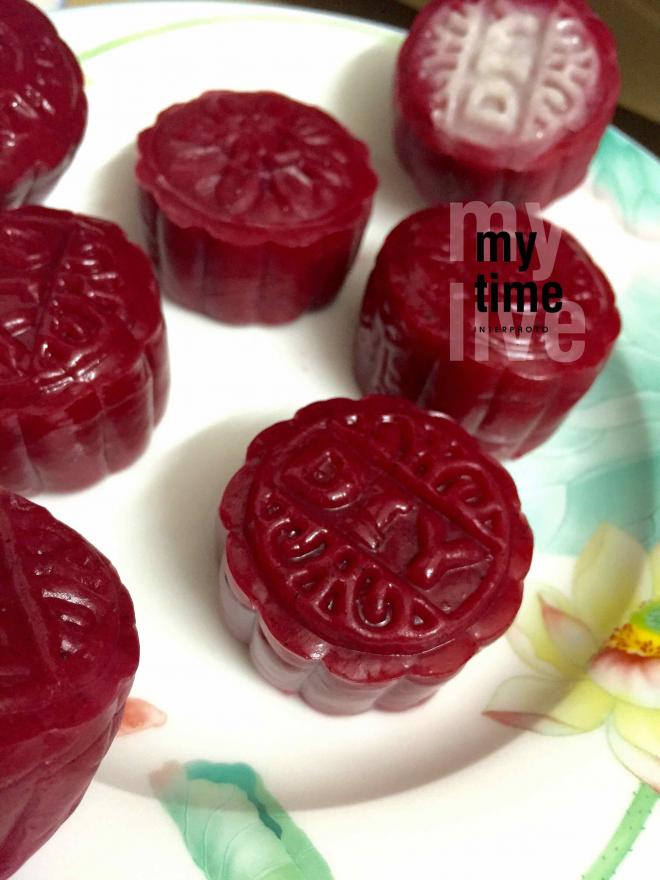 自蒸Q弹冰皮【天然红肉火龙果汁】