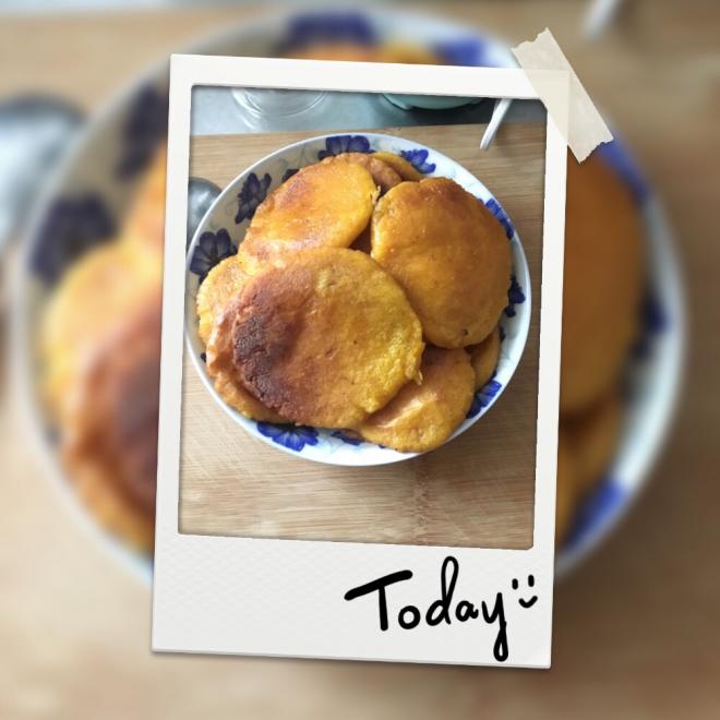 榨汁机版南瓜饼