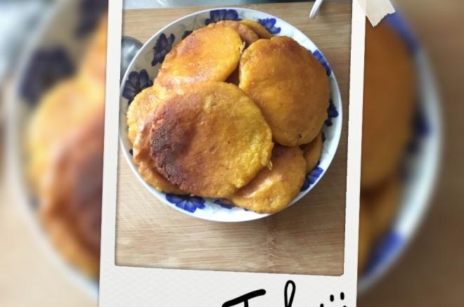 榨汁机版南瓜饼