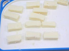 取出切条；