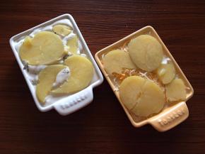 再次铺上切片的土豆片