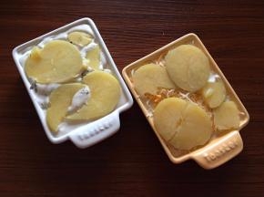 再次铺上切片的土豆片