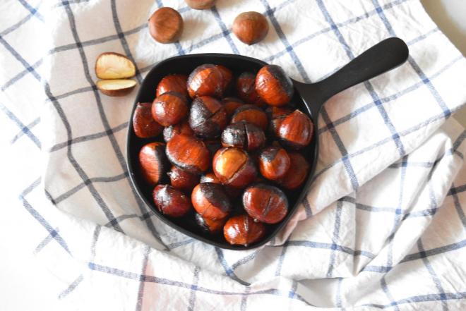 蜂蜜炒板栗