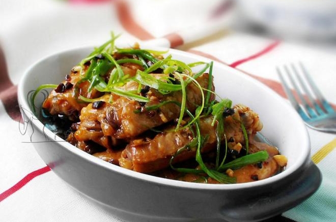 豆豉蒸鸡翅