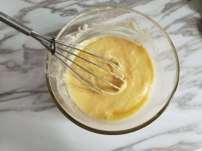 搅拌至看不见干粉即可。