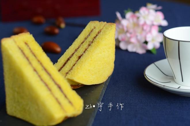 南瓜泥巧克力莲蓉三明治