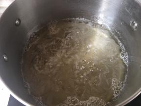 再次烧开后转最小火