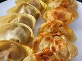 香脆味鲜的馄饨。