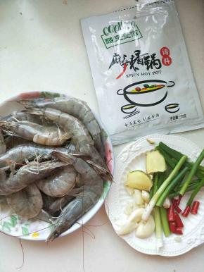 准备好材料，葱切段，蒜切片