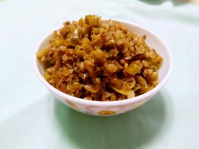榨菜肉卤做好了