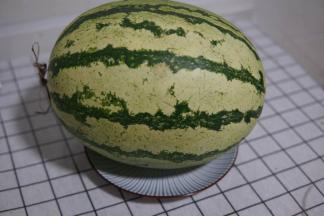 选择一个甜甜的大西瓜，（最好选用无籽西瓜，没有的话也没有关系，料理机可以把西瓜籽打碎的）