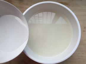 加入水450克，不用清洗。