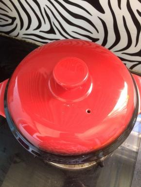 盖上盖子，开大火，煮开