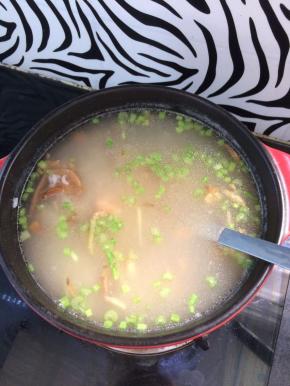 搅拌匀关火就可以了