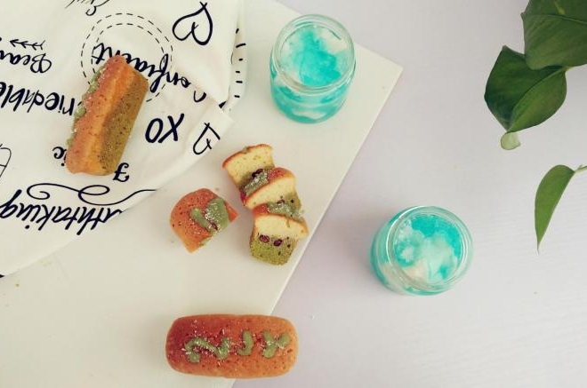 抹茶双色磅蛋糕