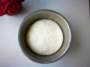 放入深盆中进行第一次发酵，第一次发酵至原来两倍大。