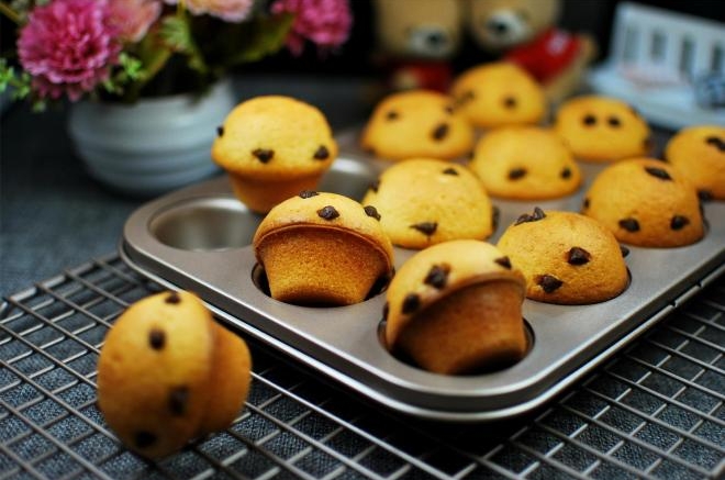 巧克力豆原味麦芬