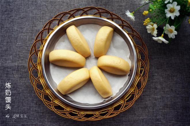 炼奶馒头