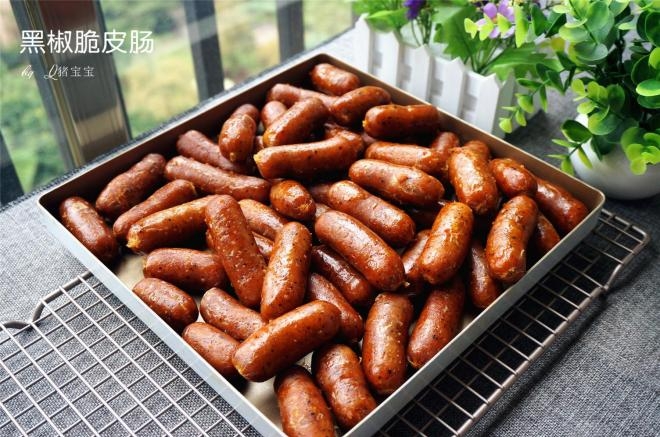 黑椒脆皮肠