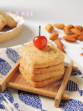 烤至饼干金黄即可取出。