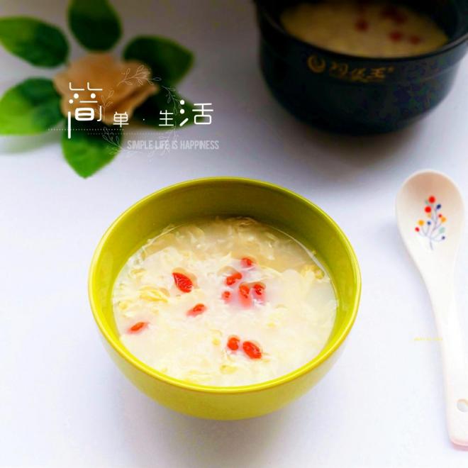 深秋一碗暖身汤～醪糟鸡蛋