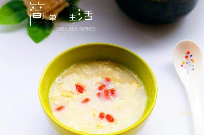 深秋一碗暖身汤～醪糟鸡蛋