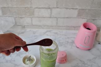 取下后，可以加适量蜂蜜调味。