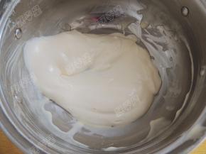 取五分之一的蛋糕糊