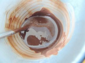 黑巧克力隔温水融化