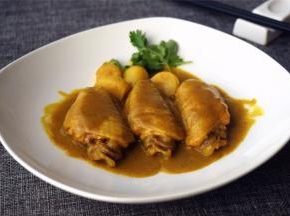 烹饪结束后，装碟即可。