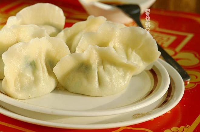 素馅水饺