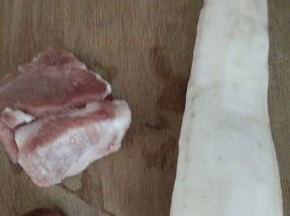 山药，肉准备好
