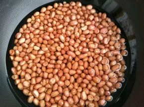 热锅凉油，下花生。
