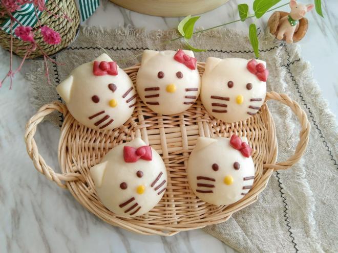 Kitty猫花样馒头