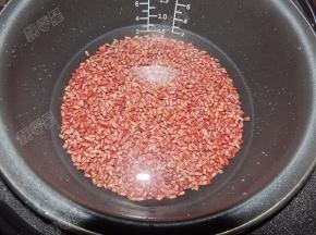 加入水，水量不要太多，刚好没过豆子一厘米